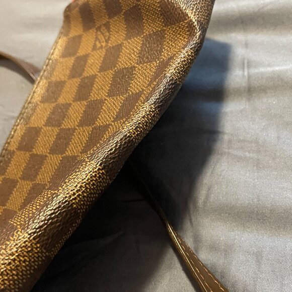 Louis Vuitton Damier Ebene Eva Clutch Shoulder Bag - Picture 6 of 14